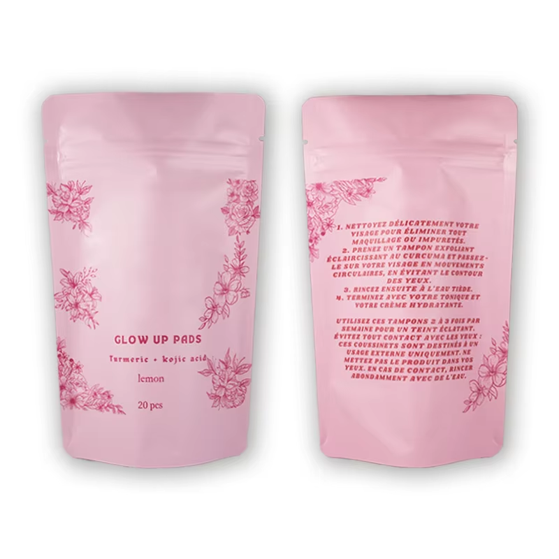 재활용 가능한 화장품 샘플 백